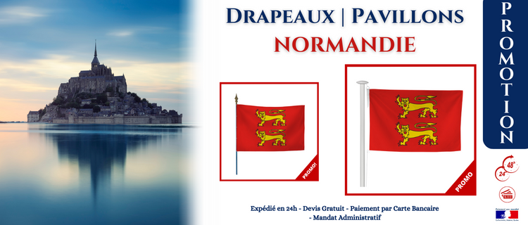 Province Normandie - Pavoisement en promotion